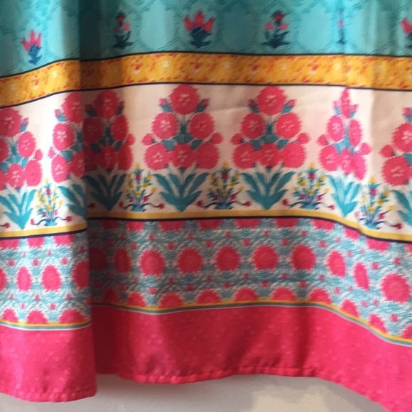 Aurelia XXL Blue Pink Kurta Beautiful Sheer Indian Attire - Picture 8 of 14
